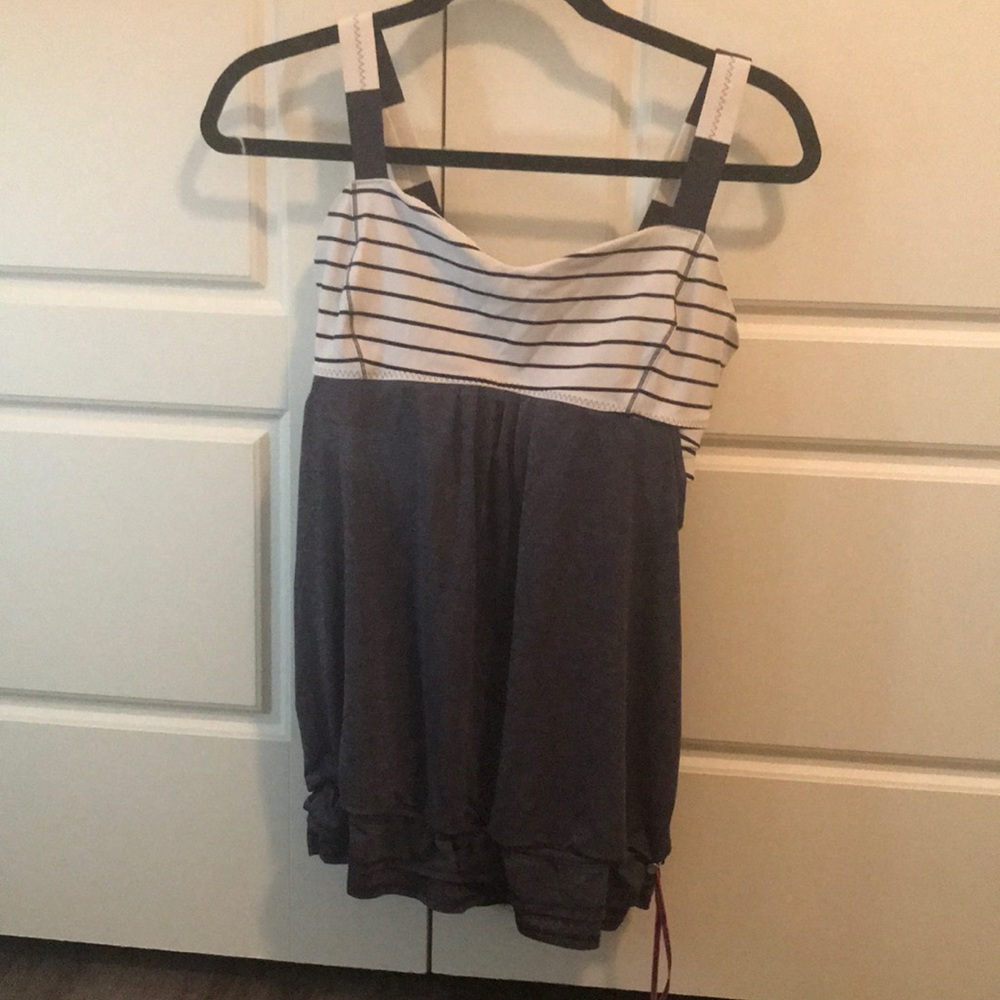 Lululemon Striped Apex Top